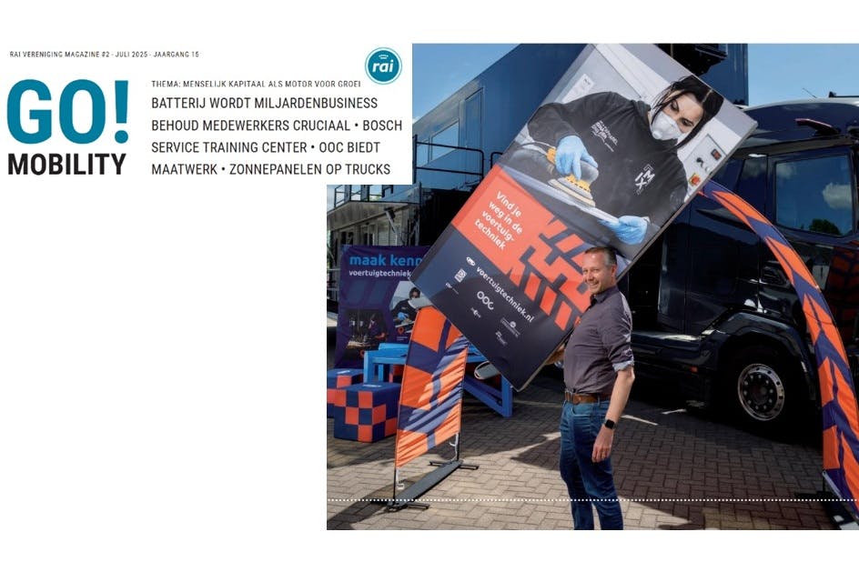 Go Mobility OOC staat op de voorzijde